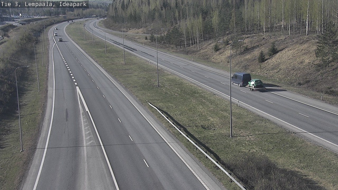 Weather Camera Image Road 3 Lempäälä, Ideapark, Lempäälä, Pirkanmaa