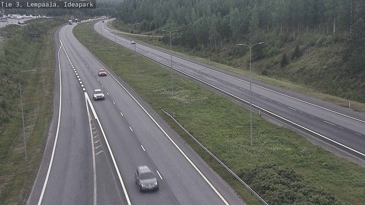 Weather Camera Image Road 3 Lempäälä, Ideapark, Lempäälä, Pirkanmaa