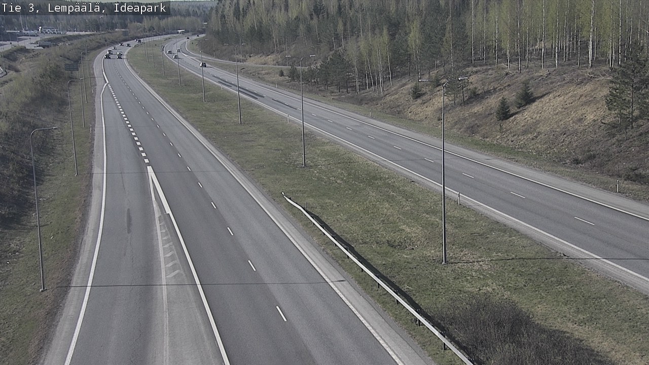 Weather Camera Image Road 3 Lempäälä, Ideapark, Lempäälä, Pirkanmaa