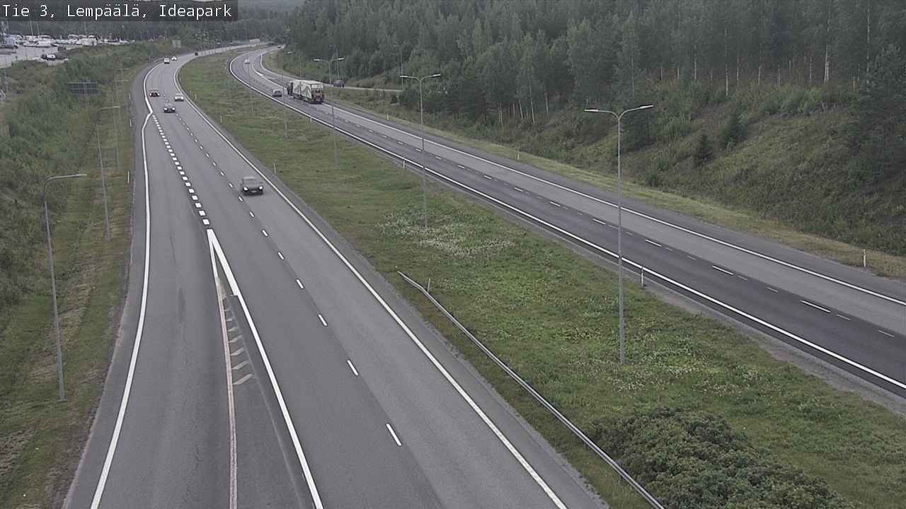 Weather Camera Image Road 3 Lempäälä, Ideapark, Lempäälä, Pirkanmaa
