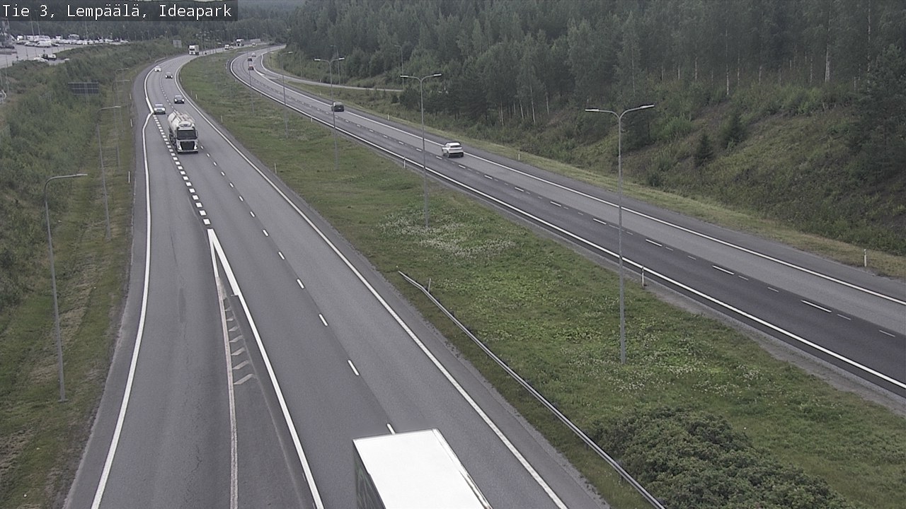 Weather Camera Image Road 3 Lempäälä, Ideapark, Lempäälä, Pirkanmaa