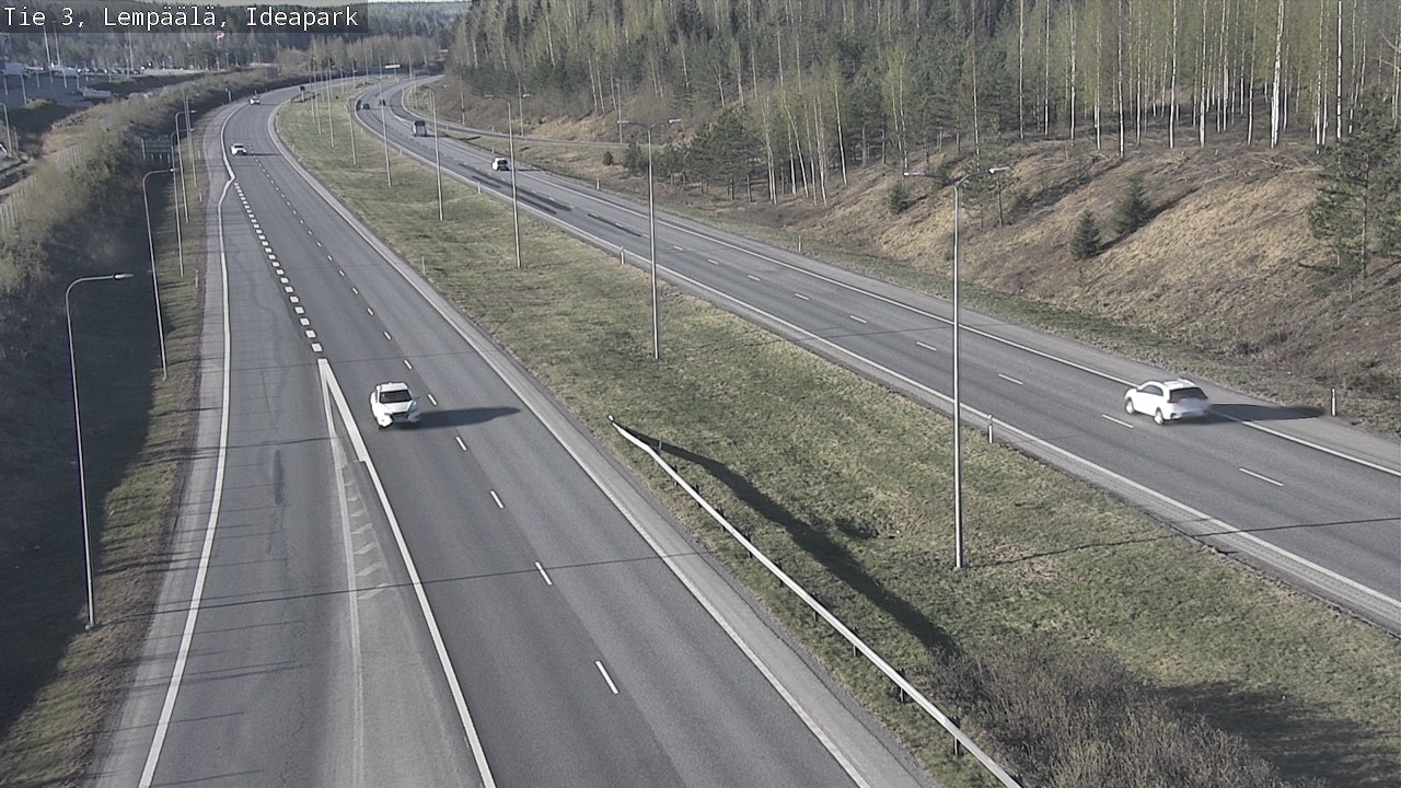 Weather Camera Image Road 3 Lempäälä, Ideapark, Lempäälä, Pirkanmaa