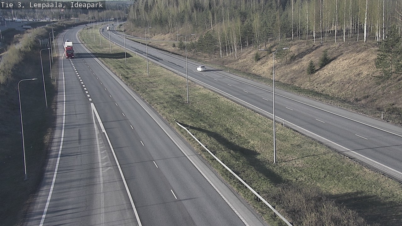 Weather Camera Image Road 3 Lempäälä, Ideapark, Lempäälä, Pirkanmaa