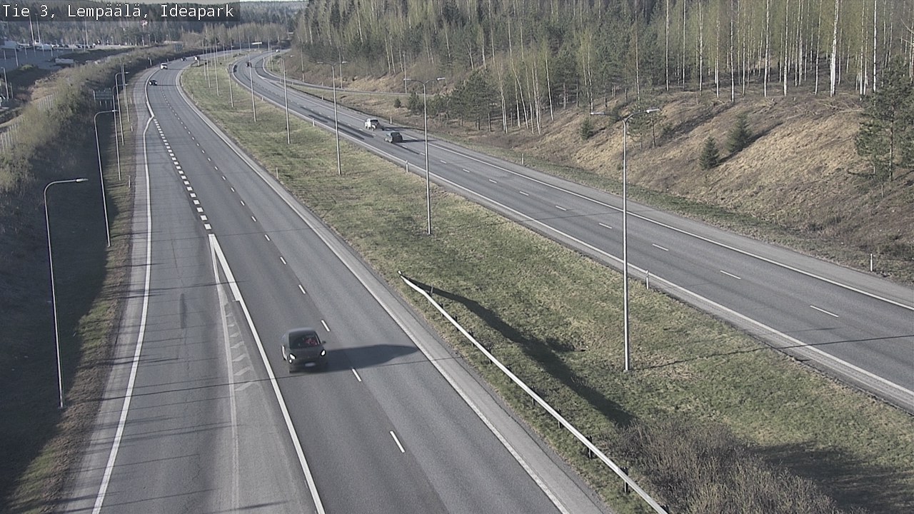 Weather Camera Image Road 3 Lempäälä, Ideapark, Lempäälä, Pirkanmaa