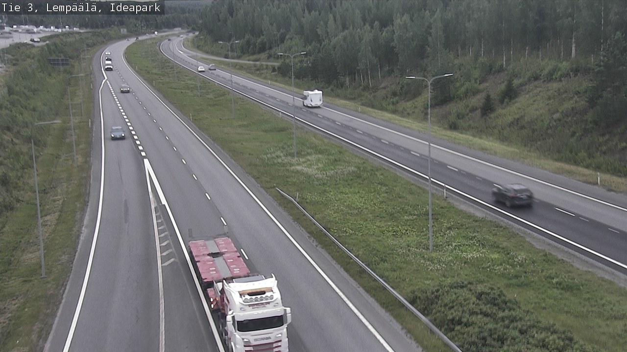 Weather Camera Image Road 3 Lempäälä, Ideapark, Lempäälä, Pirkanmaa