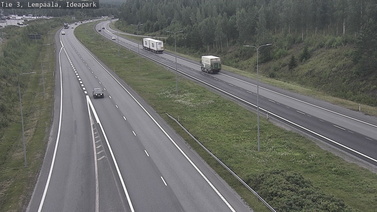 Weather Camera Image Road 3 Lempäälä, Ideapark, Lempäälä, Pirkanmaa