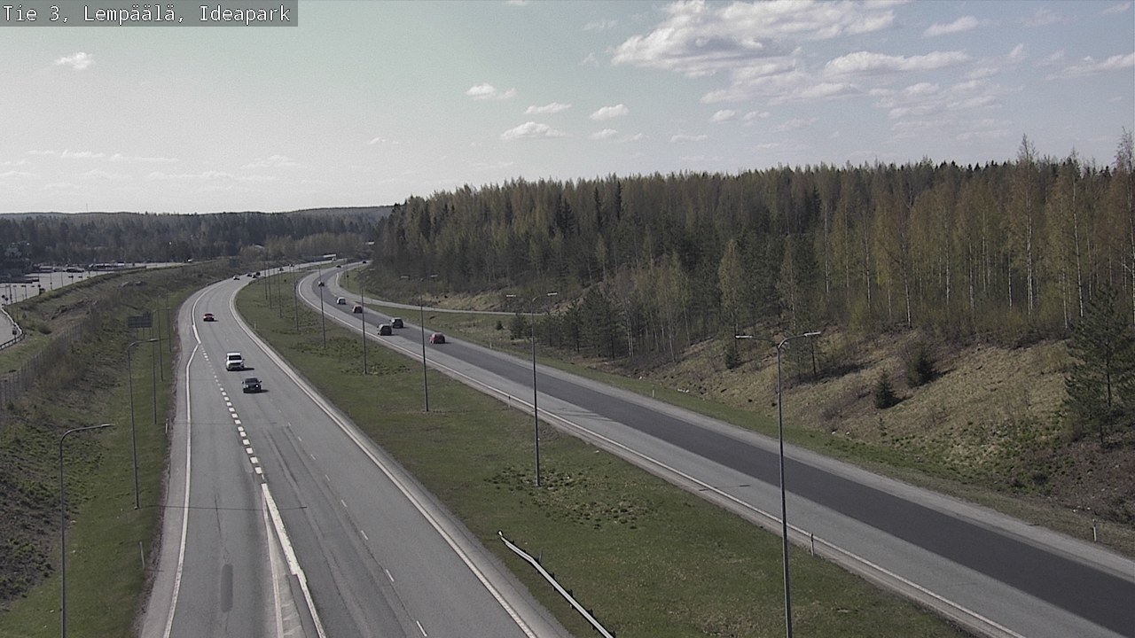 Weather Camera Image Road 3 Lempäälä, Ideapark, Lempäälä, Pirkanmaa
