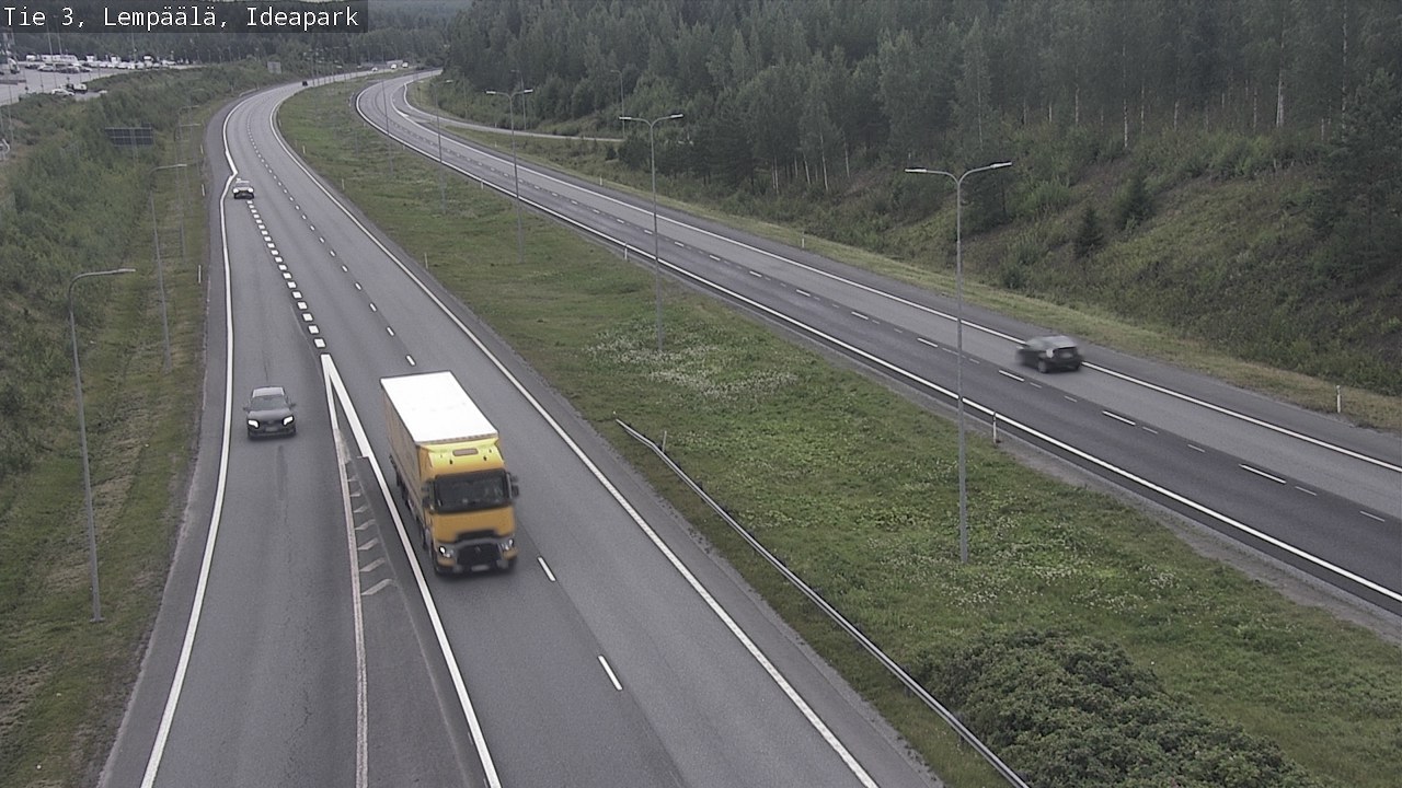 Weather Camera Image Road 3 Lempäälä, Ideapark, Lempäälä, Pirkanmaa