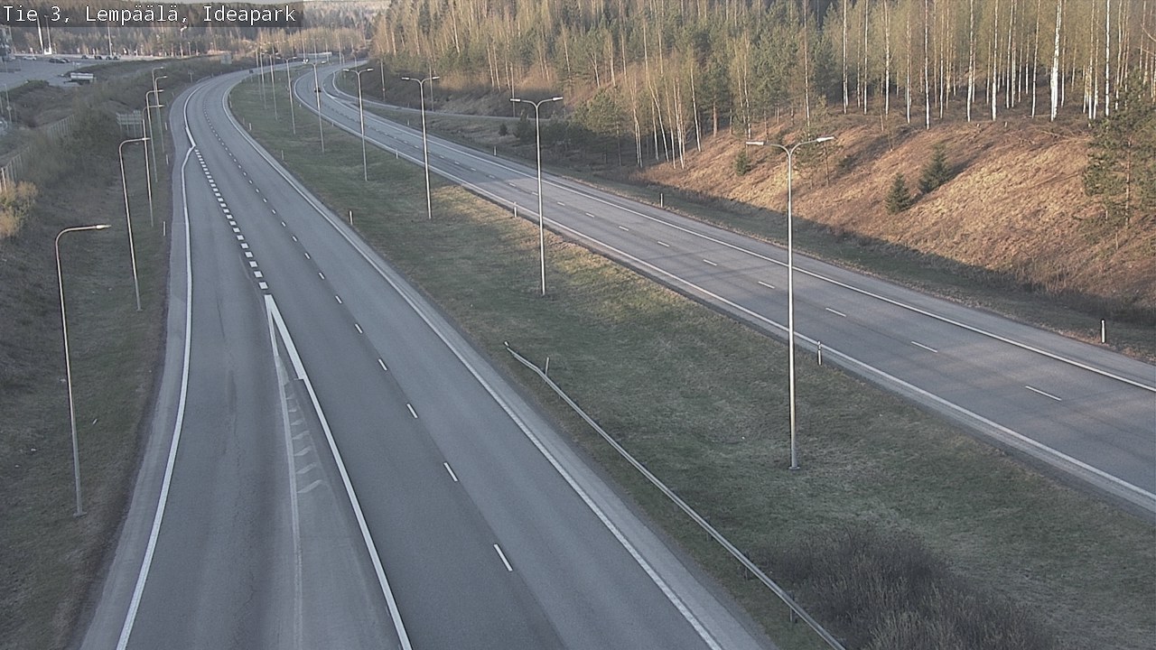 Weather Camera Image Road 3 Lempäälä, Ideapark, Lempäälä, Pirkanmaa