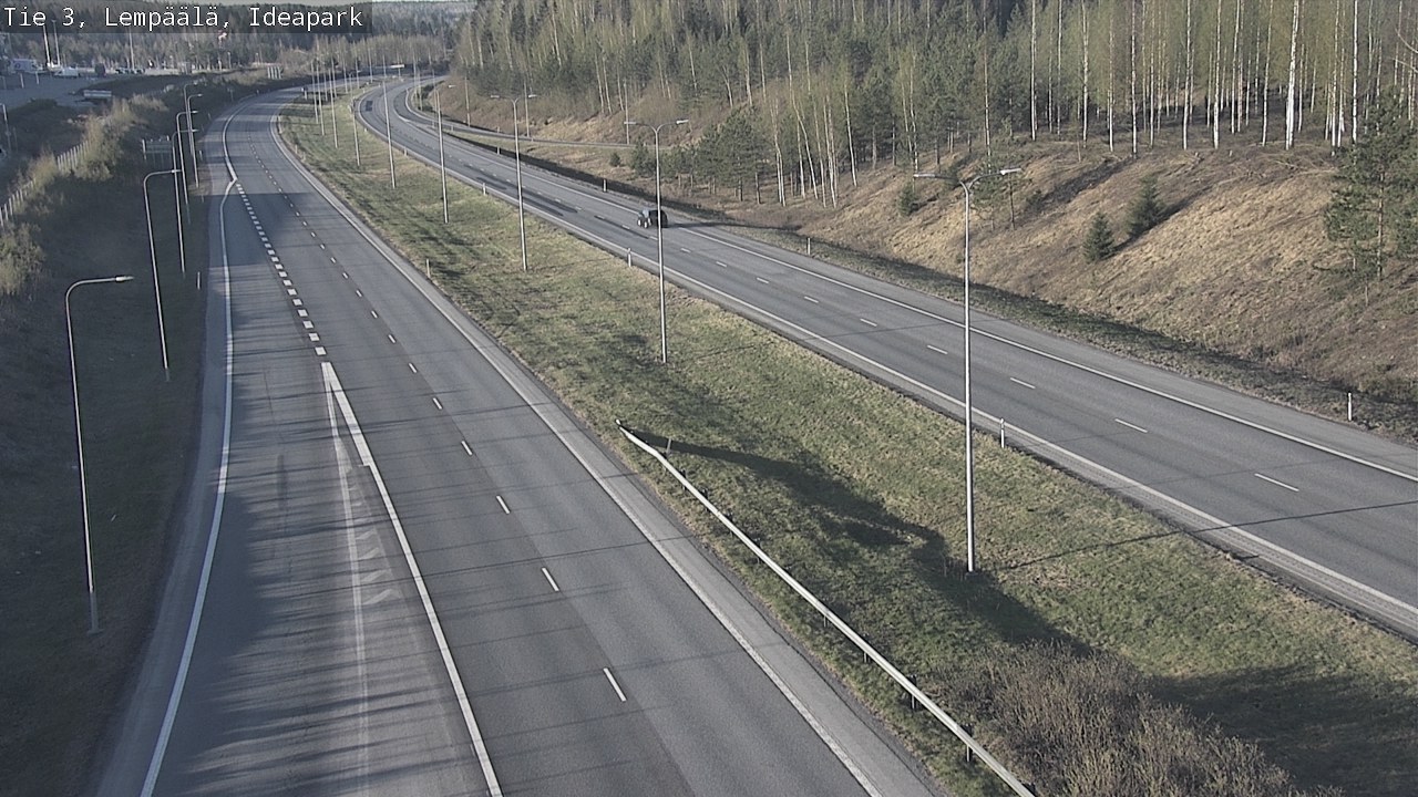 Weather Camera Image Road 3 Lempäälä, Ideapark, Lempäälä, Pirkanmaa