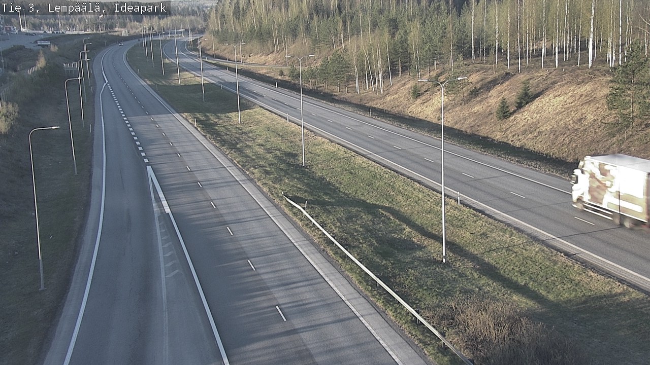 Weather Camera Image Road 3 Lempäälä, Ideapark, Lempäälä, Pirkanmaa