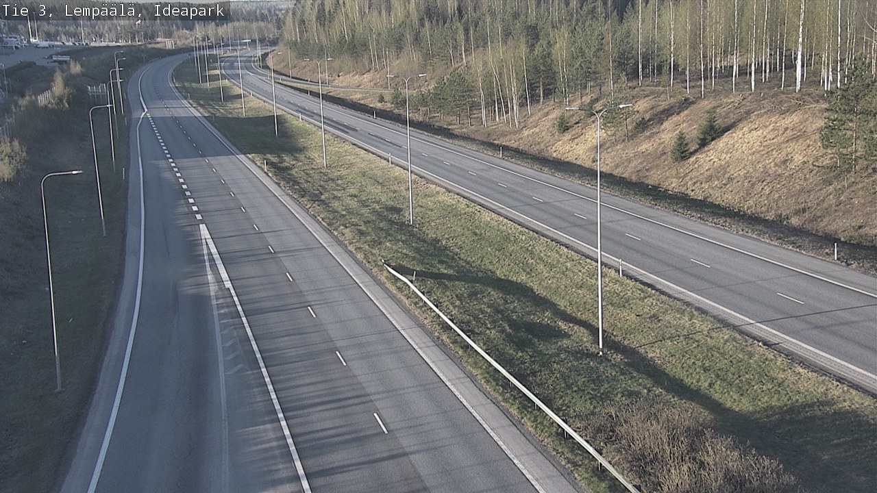 Weather Camera Image Road 3 Lempäälä, Ideapark, Lempäälä, Pirkanmaa