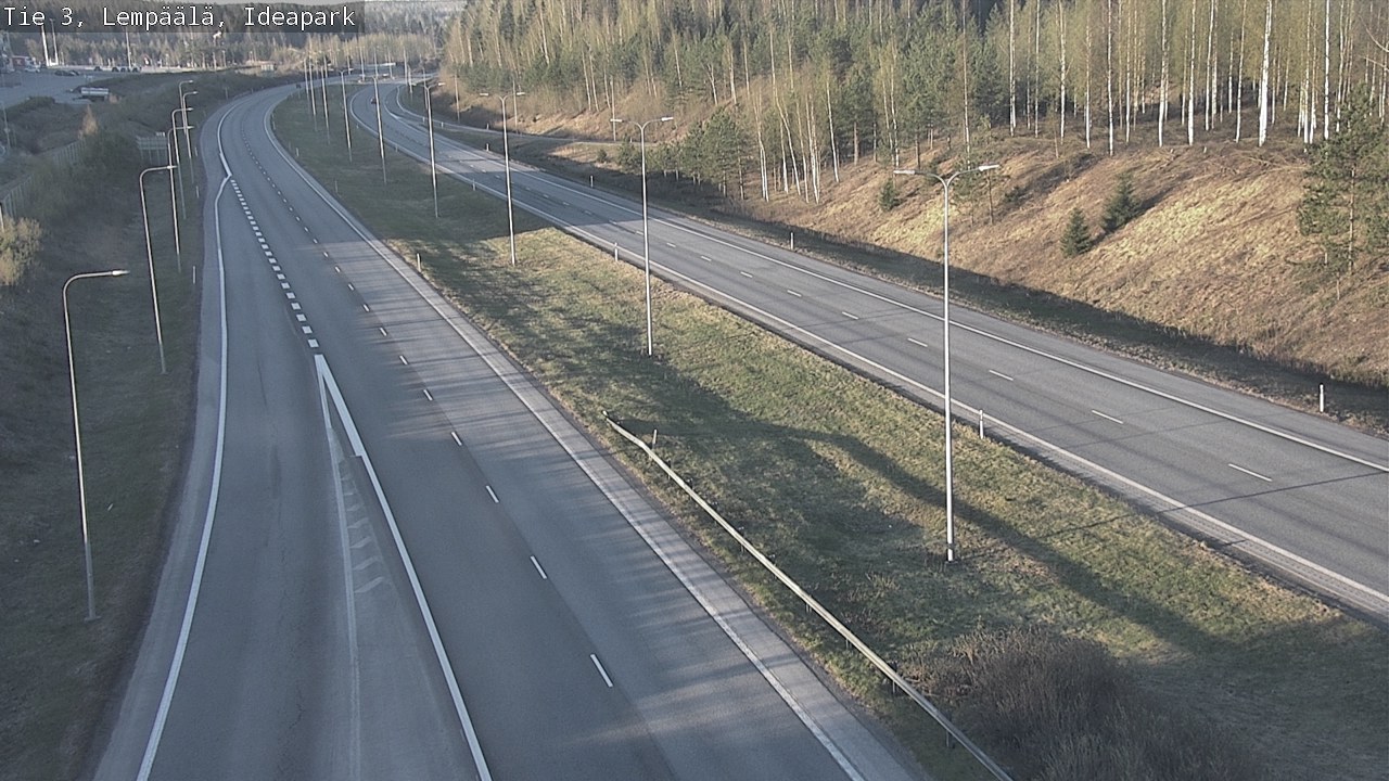 Weather Camera Image Road 3 Lempäälä, Ideapark, Lempäälä, Pirkanmaa