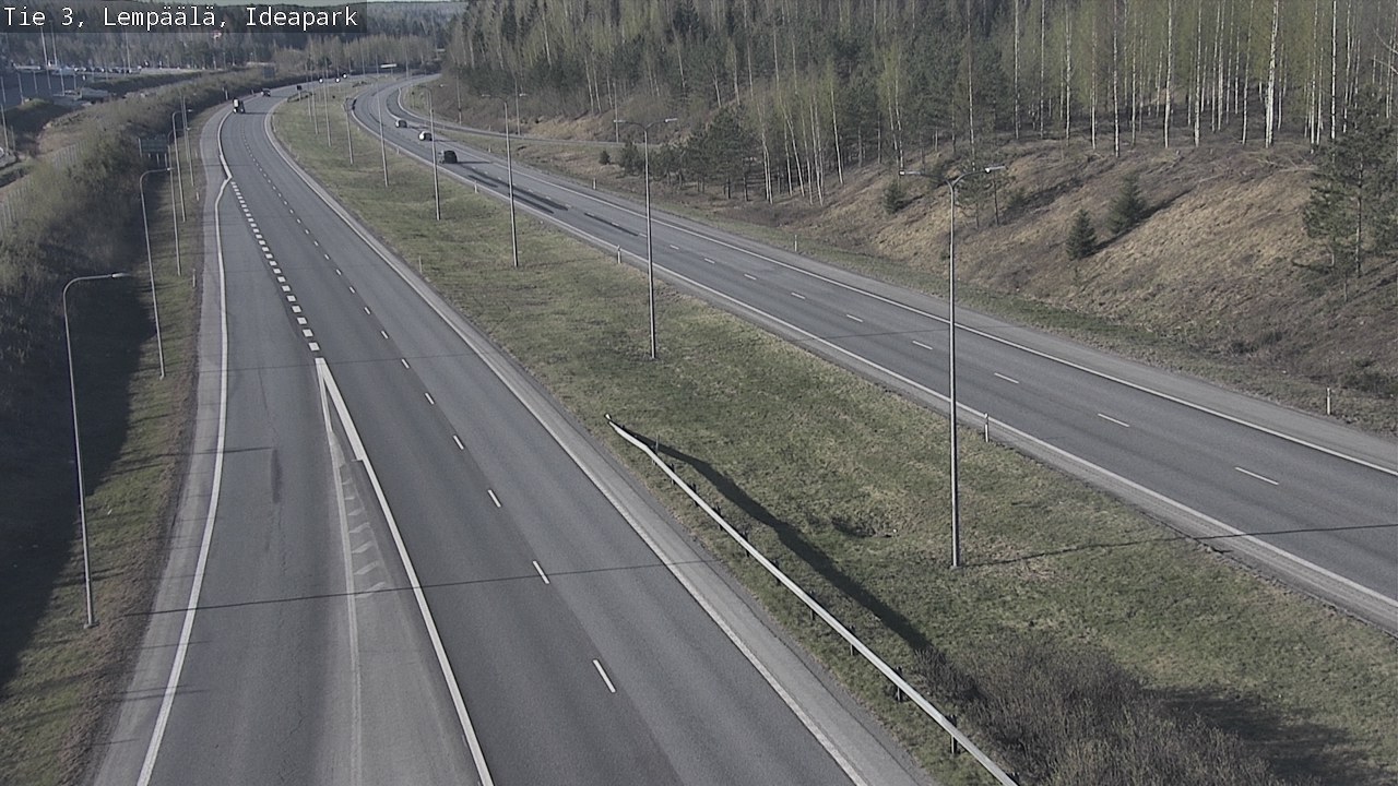 Weather Camera Image Road 3 Lempäälä, Ideapark, Lempäälä, Pirkanmaa