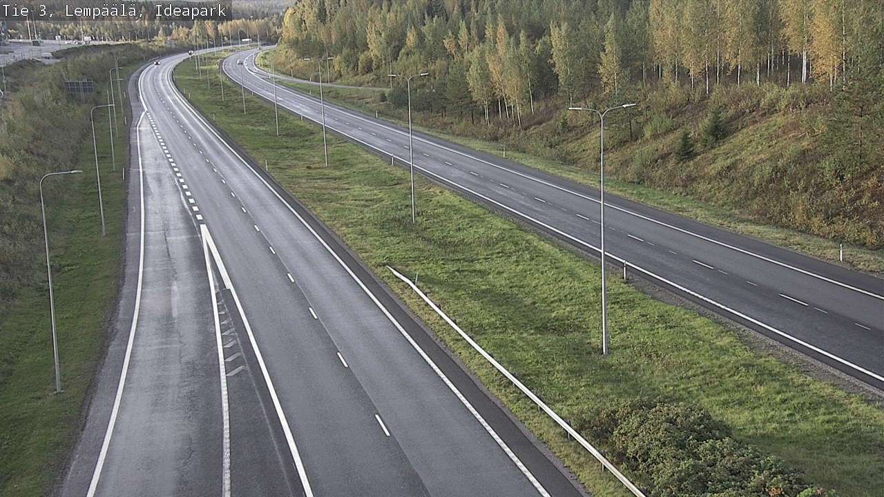 Weather Camera Image Road 3 Lempäälä, Ideapark, Lempäälä, Pirkanmaa