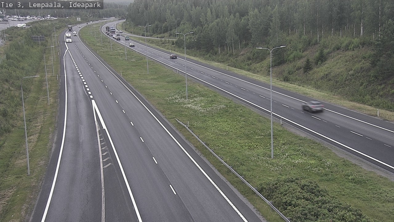 Weather Camera Image Road 3 Lempäälä, Ideapark, Lempäälä, Pirkanmaa