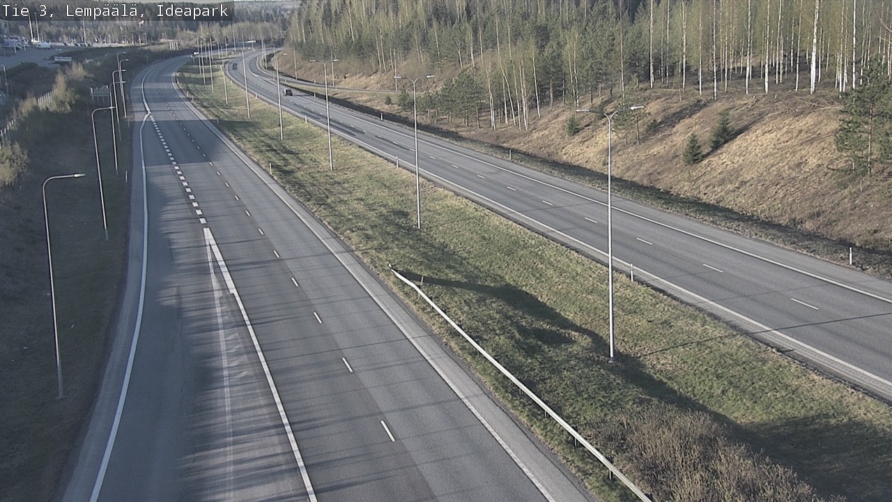 Weather Camera Image Road 3 Lempäälä, Ideapark, Lempäälä, Pirkanmaa