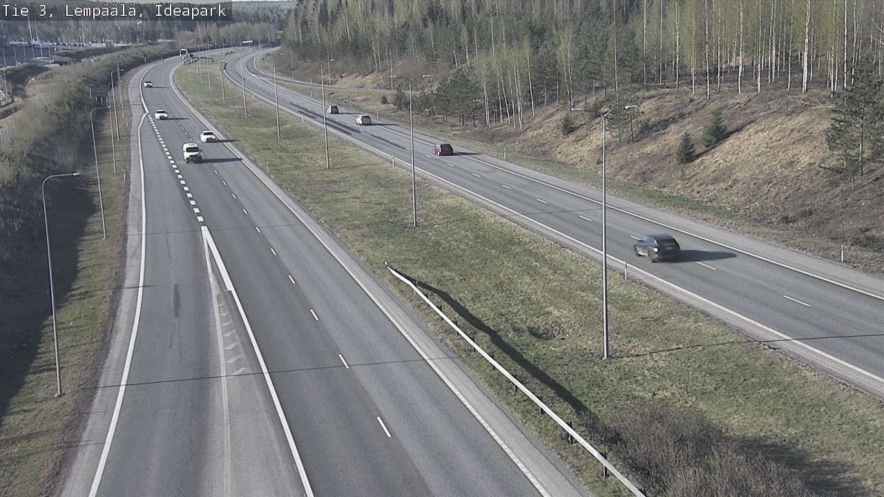 Weather Camera Image Road 3 Lempäälä, Ideapark, Lempäälä, Pirkanmaa