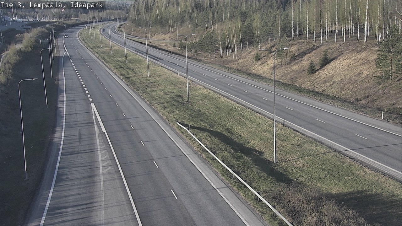 Weather Camera Image Road 3 Lempäälä, Ideapark, Lempäälä, Pirkanmaa