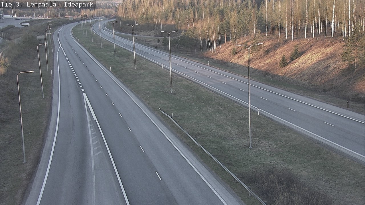 Weather Camera Image Road 3 Lempäälä, Ideapark, Lempäälä, Pirkanmaa