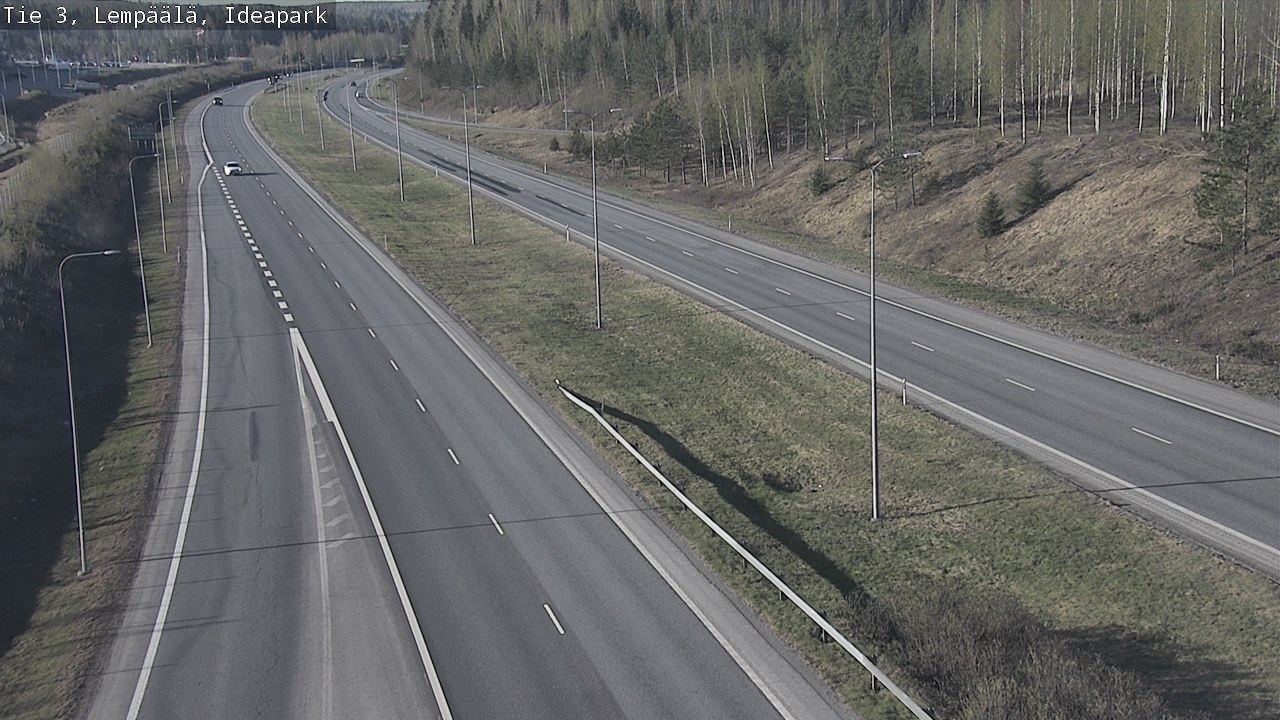Weather Camera Image Road 3 Lempäälä, Ideapark, Lempäälä, Pirkanmaa