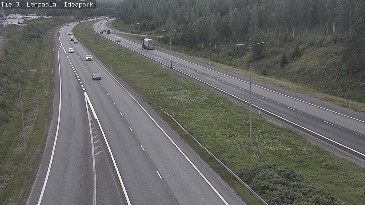 Weather Camera Image Road 3 Lempäälä, Ideapark, Lempäälä, Pirkanmaa