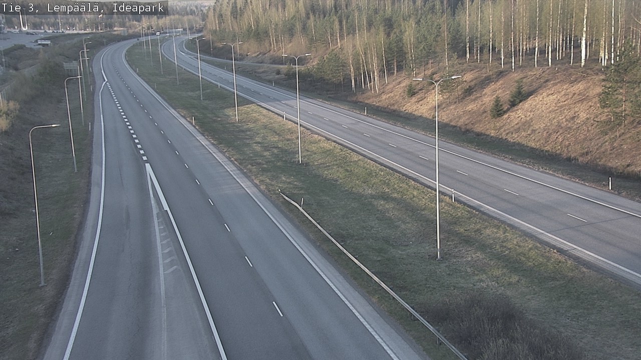 Weather Camera Image Road 3 Lempäälä, Ideapark, Lempäälä, Pirkanmaa