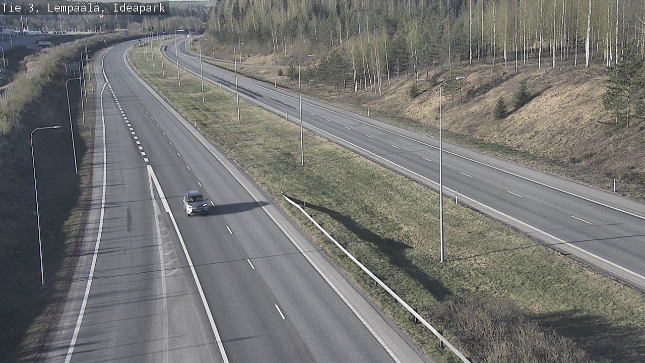 Weather Camera Image Road 3 Lempäälä, Ideapark, Lempäälä, Pirkanmaa