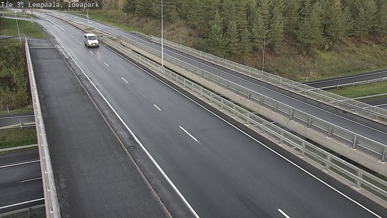 Weather Camera Image Road 3 Lempäälä, Ideapark, Lempäälä, Pirkanmaa