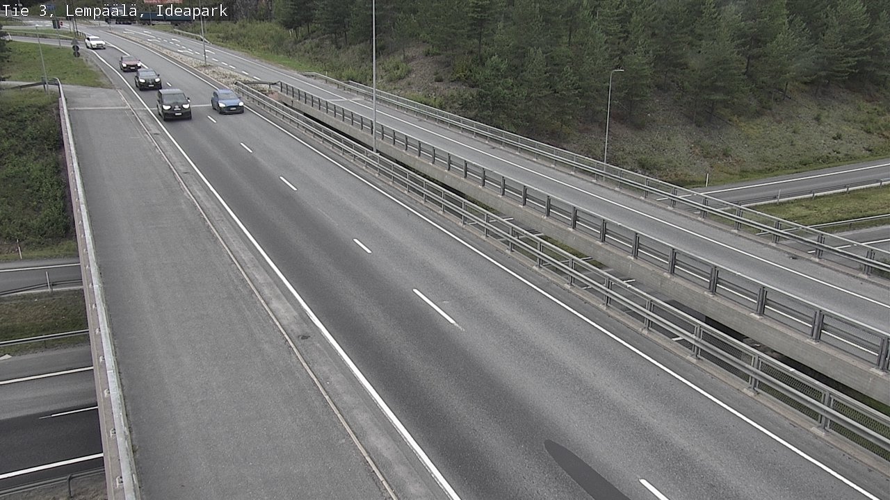 Weather Camera Image Road 3 Lempäälä, Ideapark, Lempäälä, Pirkanmaa