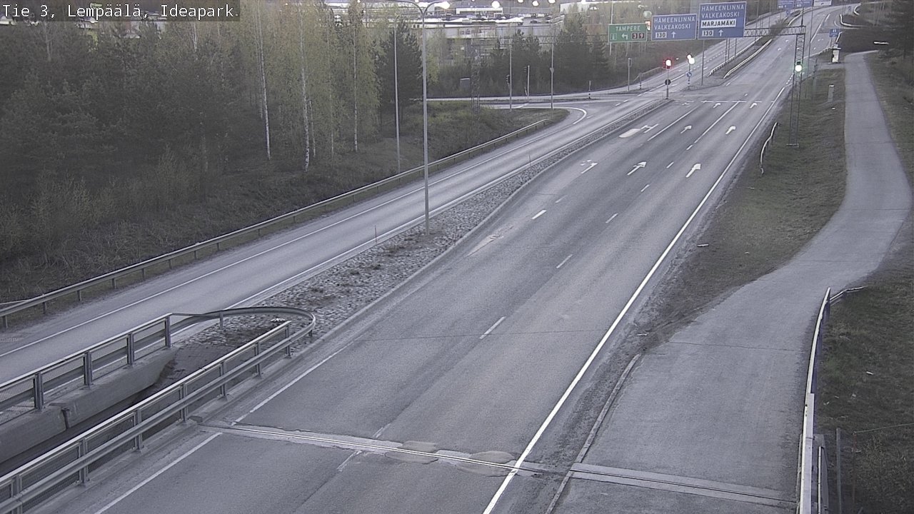 Weather Camera Image Road 3 Lempäälä, Ideapark, Lempäälä, Pirkanmaa