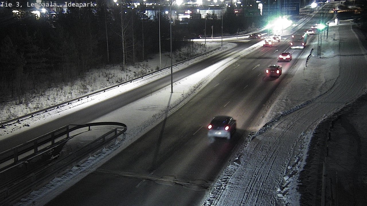 Weather Camera Image Road 3 Lempäälä, Ideapark, Lempäälä, Pirkanmaa