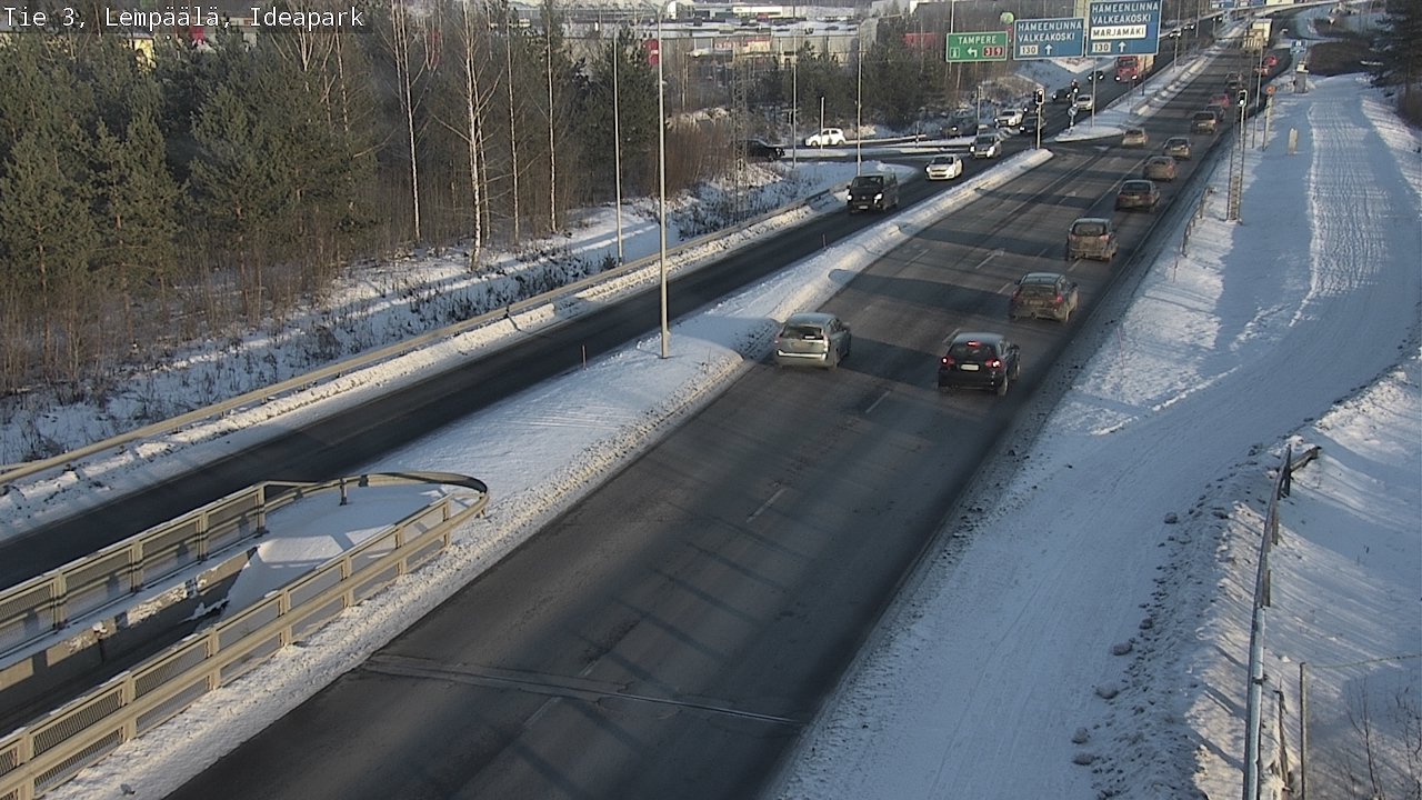 Weather Camera Image Road 3 Lempäälä, Ideapark, Lempäälä, Pirkanmaa