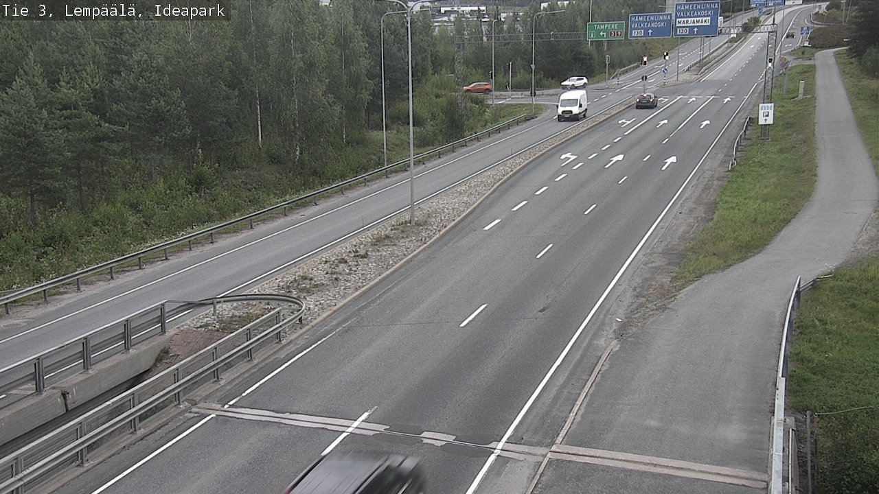 Weather Camera Image Road 3 Lempäälä, Ideapark, Lempäälä, Pirkanmaa
