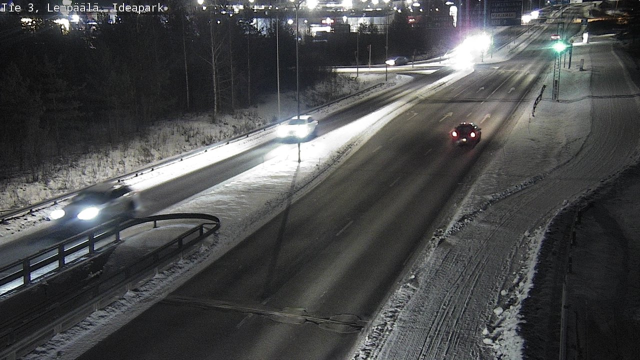 Weather Camera Image Road 3 Lempäälä, Ideapark, Lempäälä, Pirkanmaa