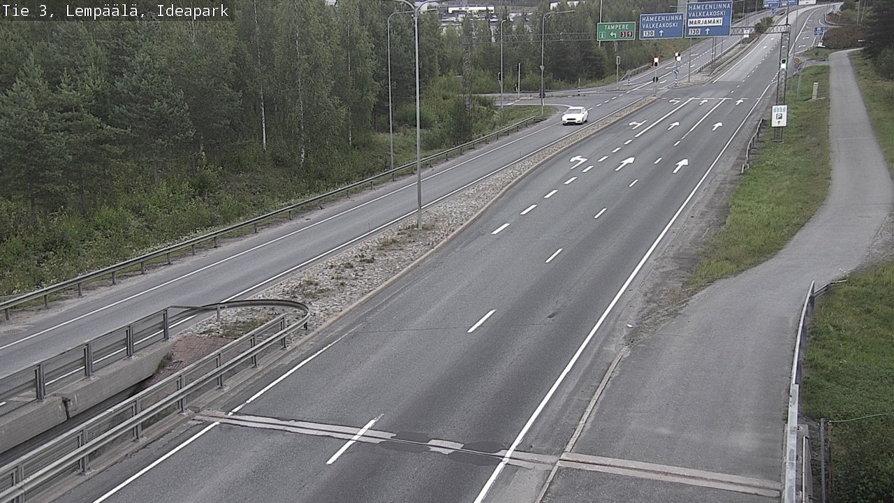 Weather Camera Image Road 3 Lempäälä, Ideapark, Lempäälä, Pirkanmaa