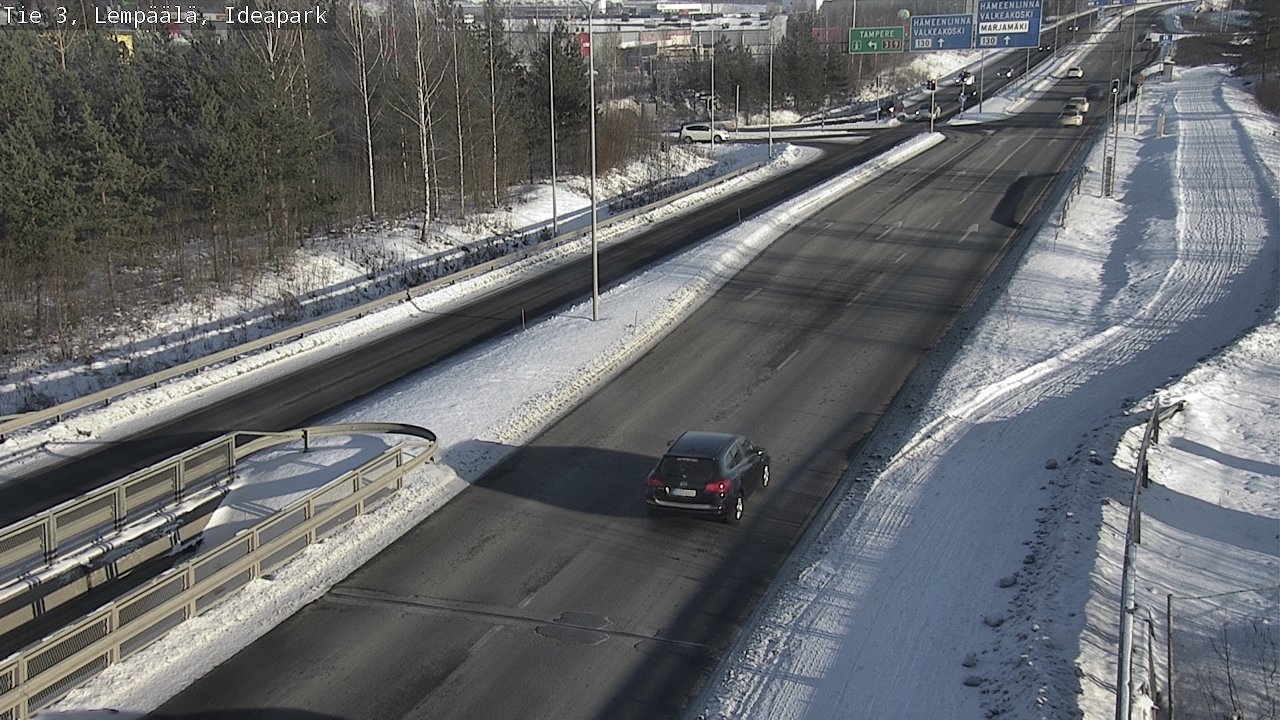 Weather Camera Image Road 3 Lempäälä, Ideapark, Lempäälä, Pirkanmaa