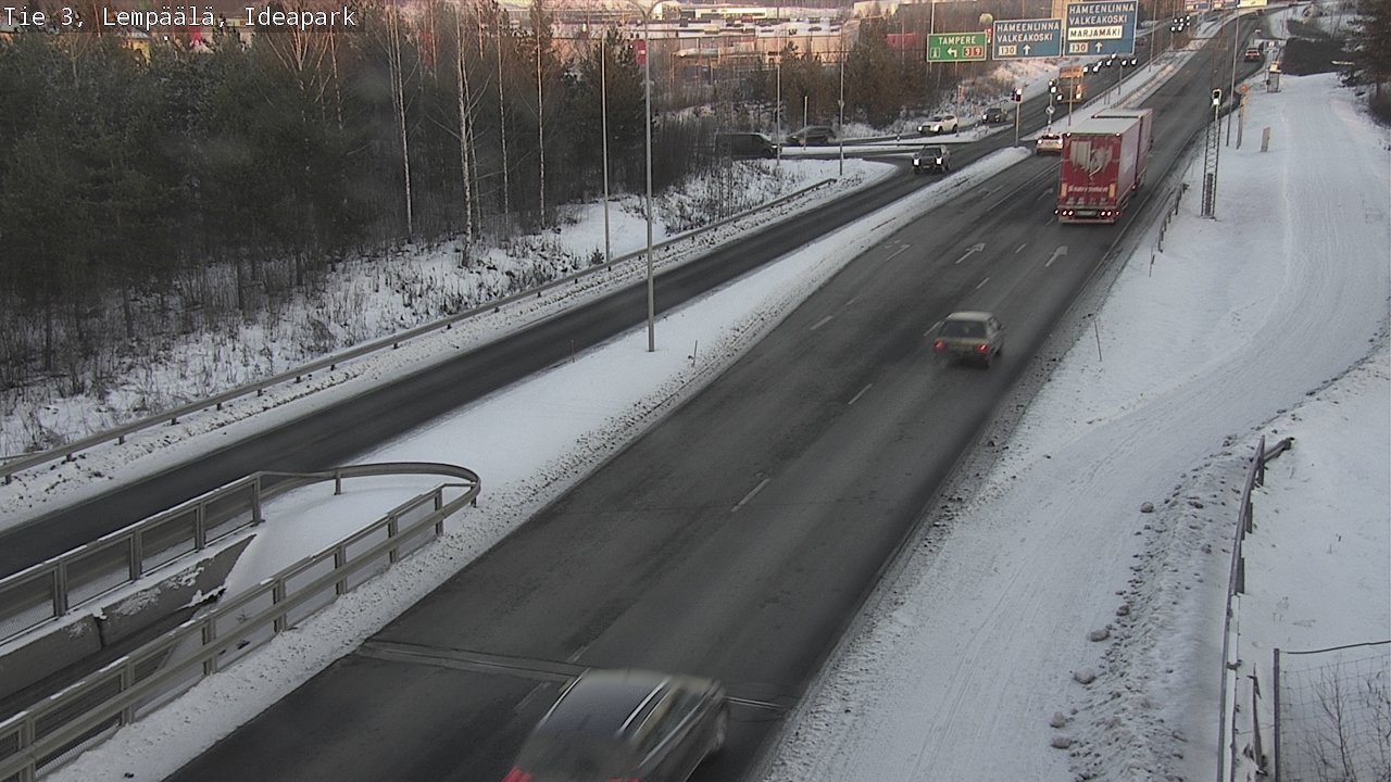 Weather Camera Image Road 3 Lempäälä, Ideapark, Lempäälä, Pirkanmaa
