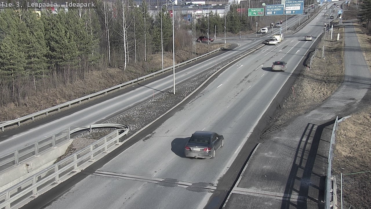 Weather Camera Image Road 3 Lempäälä, Ideapark, Lempäälä, Pirkanmaa