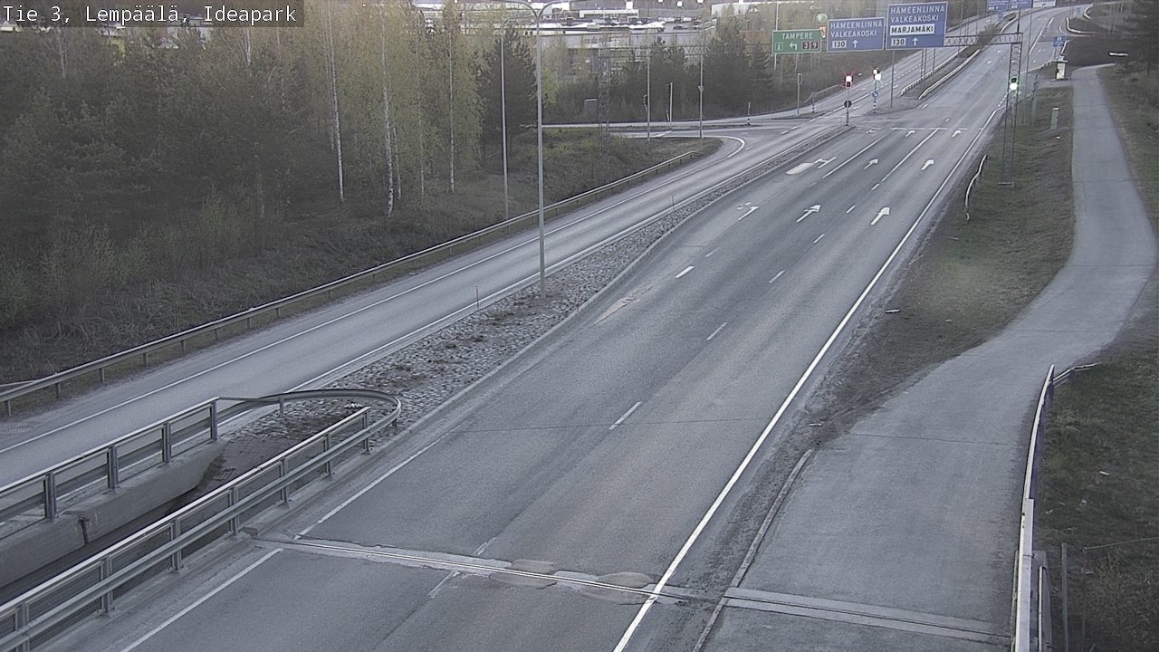 Weather Camera Image Road 3 Lempäälä, Ideapark, Lempäälä, Pirkanmaa