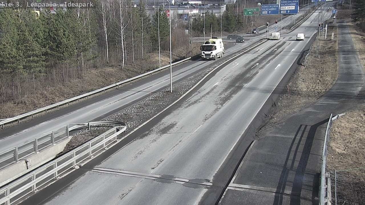 Weather Camera Image Road 3 Lempäälä, Ideapark, Lempäälä, Pirkanmaa