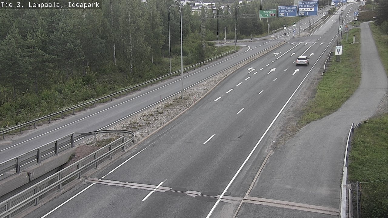 Weather Camera Image Road 3 Lempäälä, Ideapark, Lempäälä, Pirkanmaa