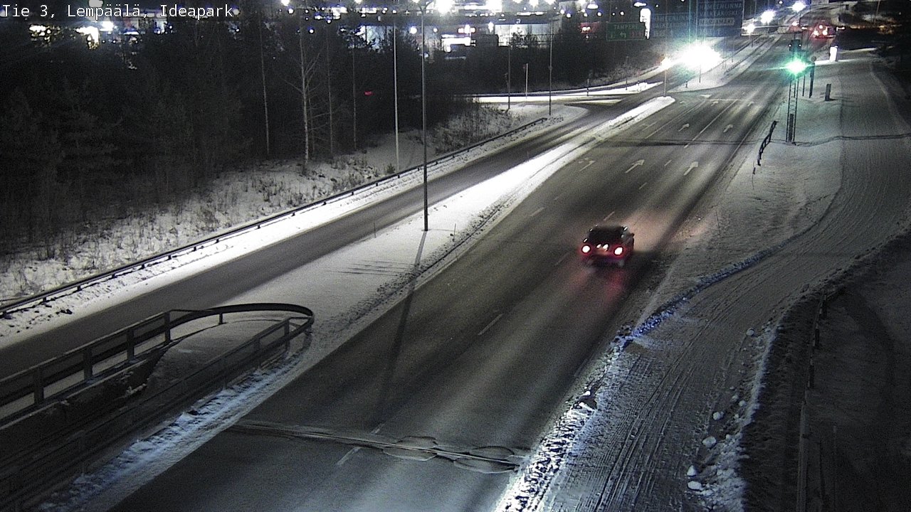 Weather Camera Image Road 3 Lempäälä, Ideapark, Lempäälä, Pirkanmaa