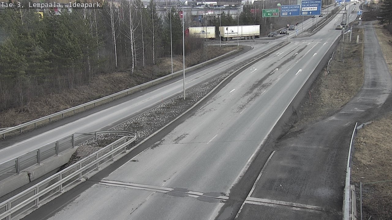 Weather Camera Image Road 3 Lempäälä, Ideapark, Lempäälä, Pirkanmaa