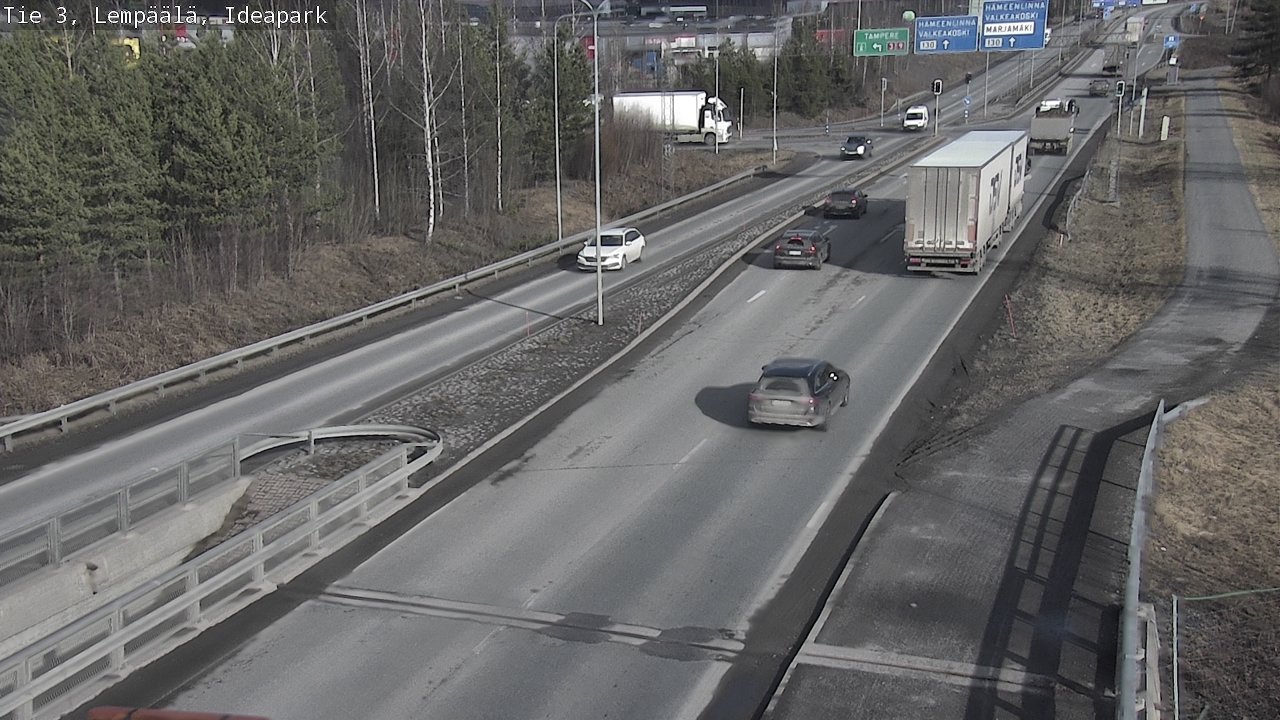 Weather Camera Image Road 3 Lempäälä, Ideapark, Lempäälä, Pirkanmaa