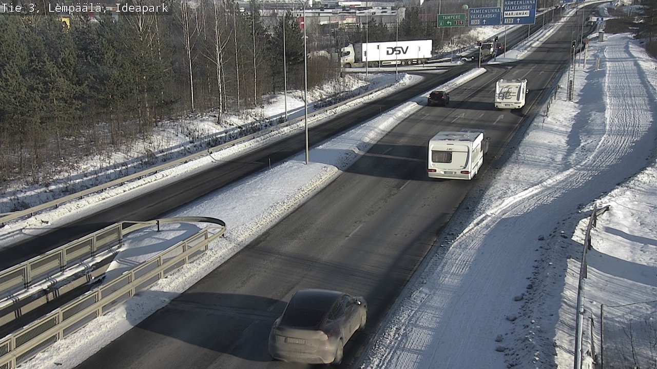 Weather Camera Image Road 3 Lempäälä, Ideapark, Lempäälä, Pirkanmaa