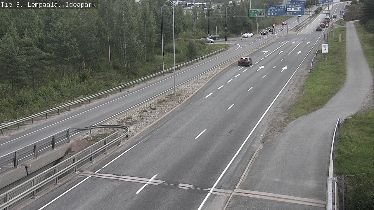 Weather Camera Image Road 3 Lempäälä, Ideapark, Lempäälä, Pirkanmaa