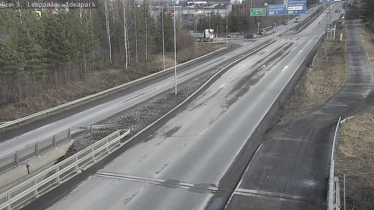 Weather Camera Image Road 3 Lempäälä, Ideapark, Lempäälä, Pirkanmaa