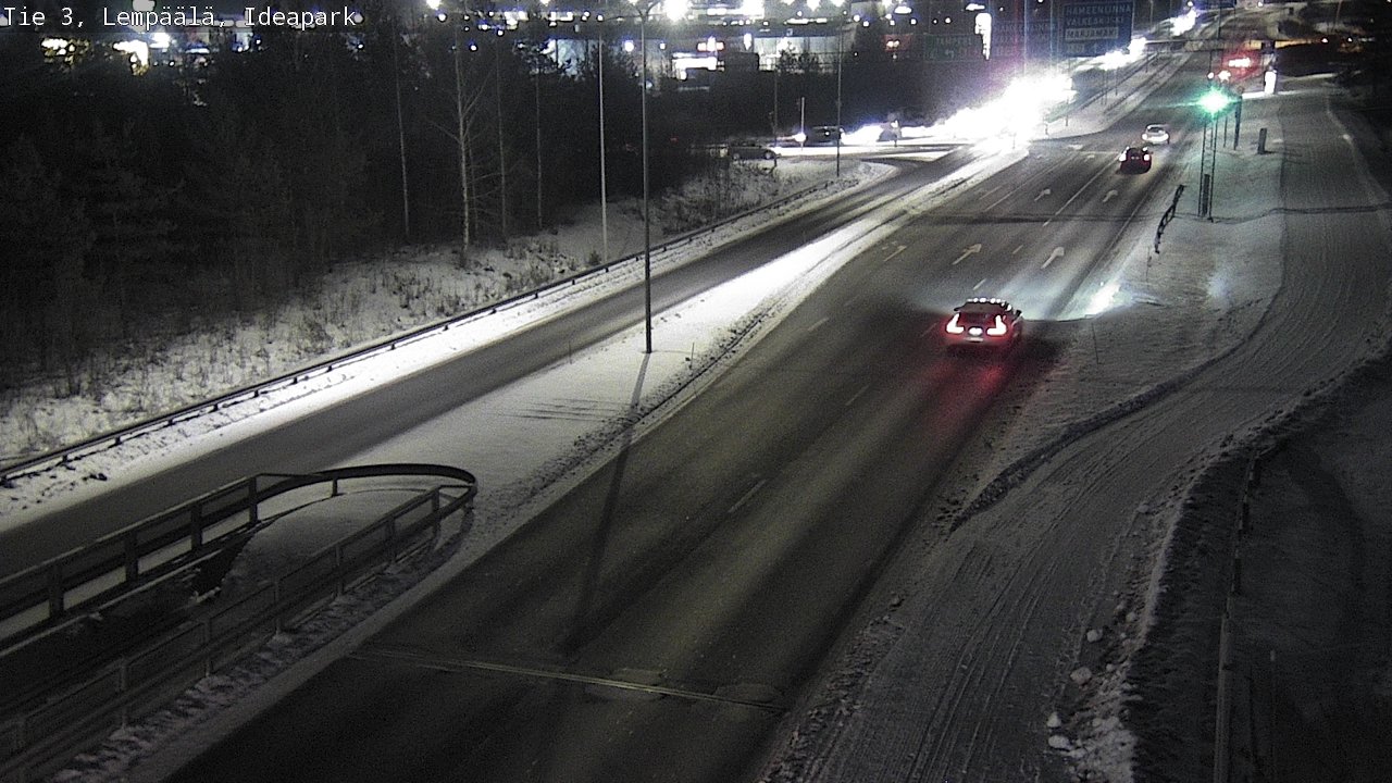 Weather Camera Image Road 3 Lempäälä, Ideapark, Lempäälä, Pirkanmaa