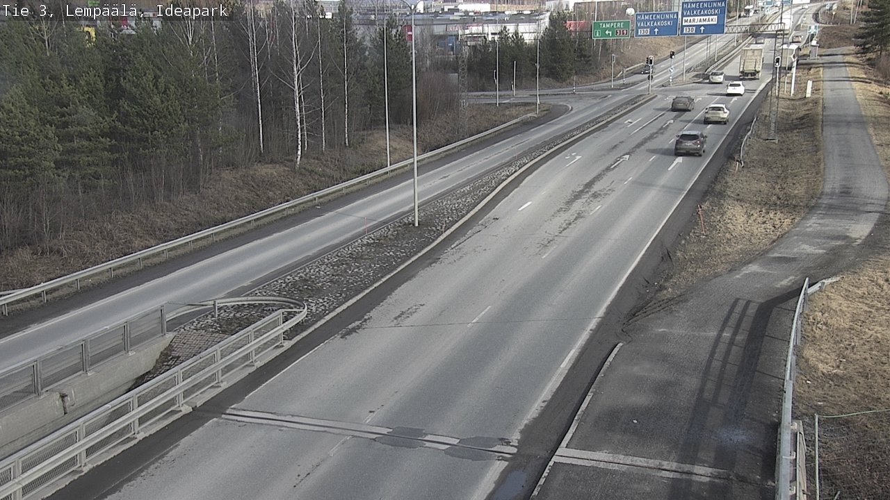 Weather Camera Image Road 3 Lempäälä, Ideapark, Lempäälä, Pirkanmaa